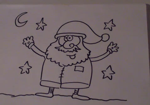 Draw Santa Claus with Amit Offir