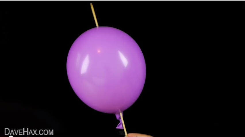 Skewer Balloon Trick